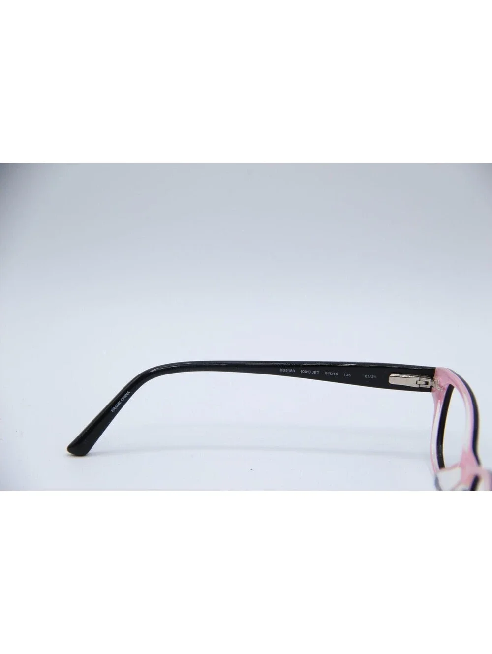 Bebe Bb5183 001 Jet Black Pink Floral Authentic Eyeglasses